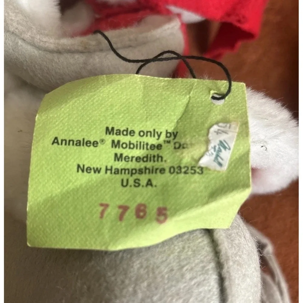 Vintage Annalee Mobilitee Christmas Dolls Set Of 3 Santa, Mrs Claus, & Mouse